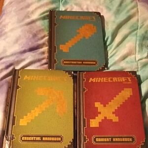 Minecraft Handbook Set - Green, Red, Blue